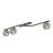 Emibig Deckenleuchte Naton Stahl Schwarz | Geeignet für 3x E14 - Max 10W