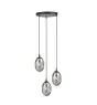 Emibig Pendelleuchte Astral Stahl Schwarz | Geeignet für 3x E14 - Max 10W