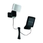 Eglo Wandleuchte Casabas Solar Schwarz 5W 470lm - 865 Tageslichtweiß | IP44